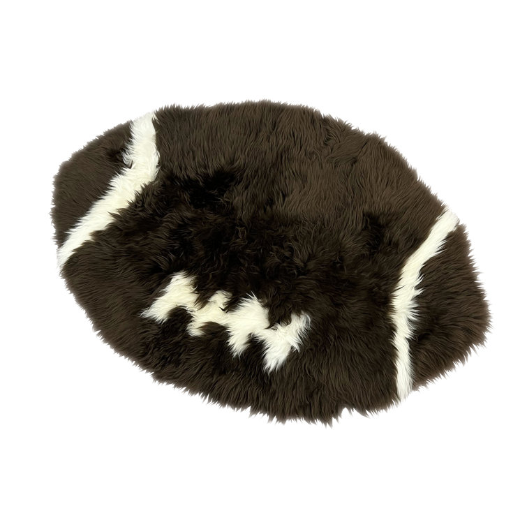 Bowron Sheepskin Novelty Patchwork Sheepskin Rug Wayfair